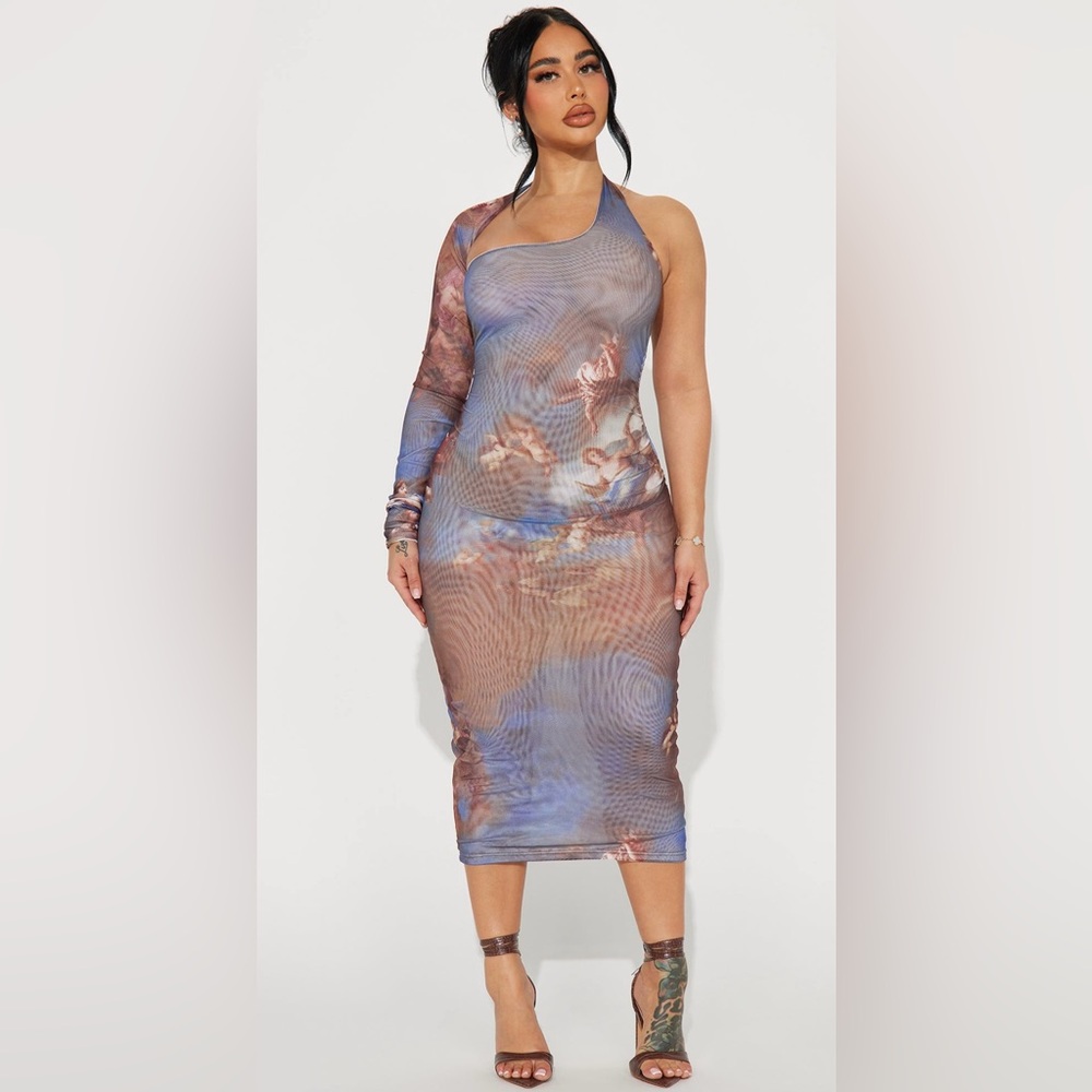 Viviana cherub midi dress
